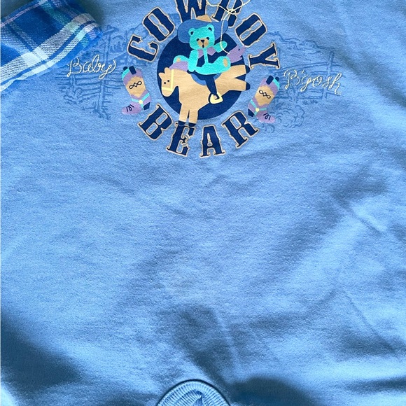 Vintage Oshkosh Cowboy Bear Romper 24m - Picture 2 of 2